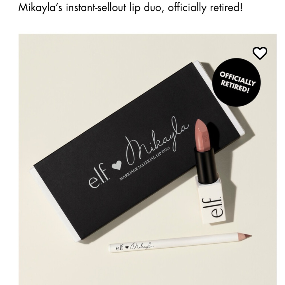 e.l.f. x Mikayla Marriage Material Lip Duo